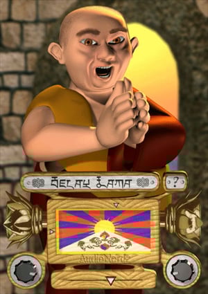 This is the Avatar Image for the Delay Lama AI Voice and Text to Speech Generator
